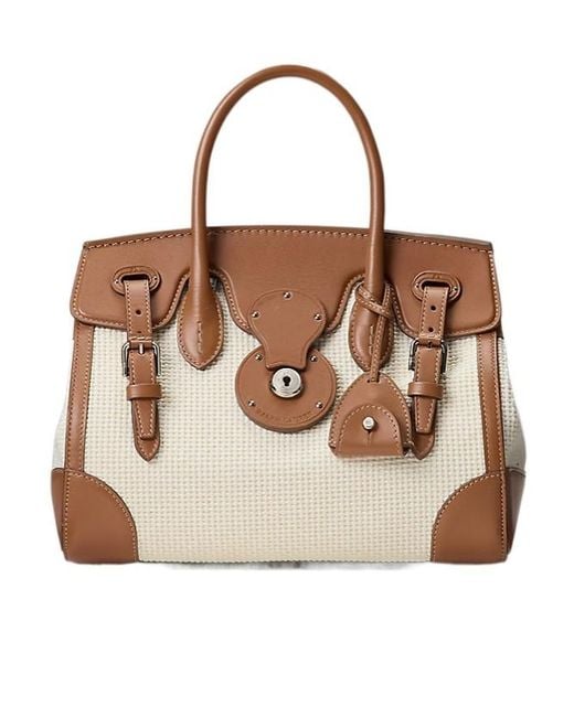 Ralph Lauren Brown Ricky 27 Small Shoulder Bag