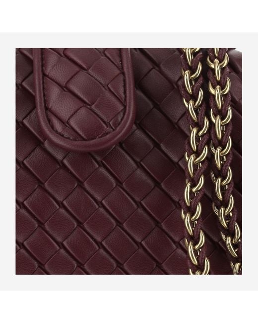Bottega Veneta Red Lauren 1980 Mini Clutch Bag