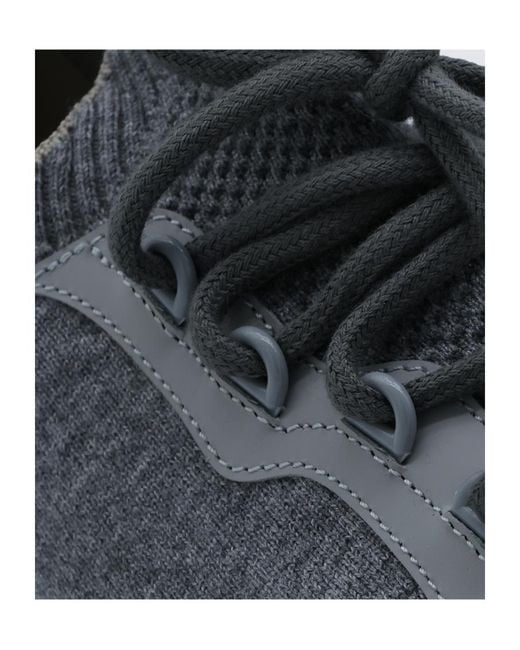 Eleventy Blue Textured Lace-Up Low-Tops for men