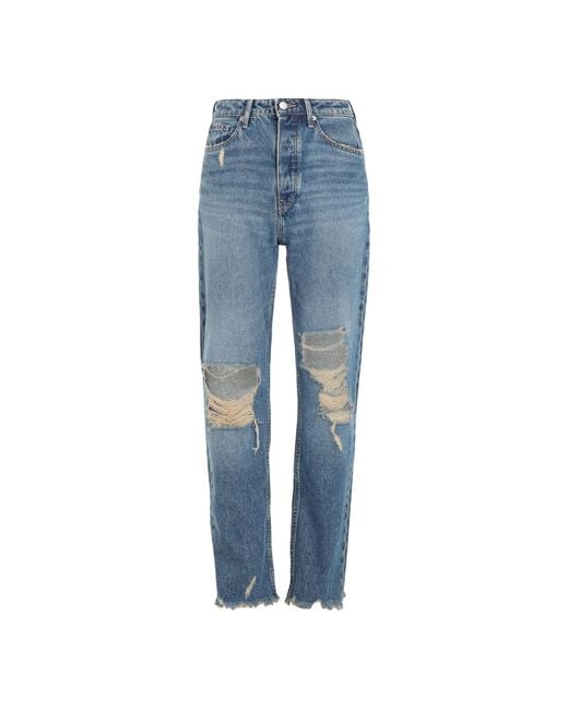Tommy Hilfiger Blue Ripped Detailing Jeans