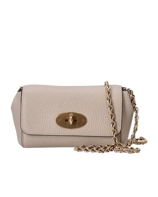Mulberry Gray Mini Lily Cross Body Bag