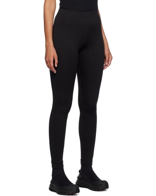 Moncler Black Polartec Leggings