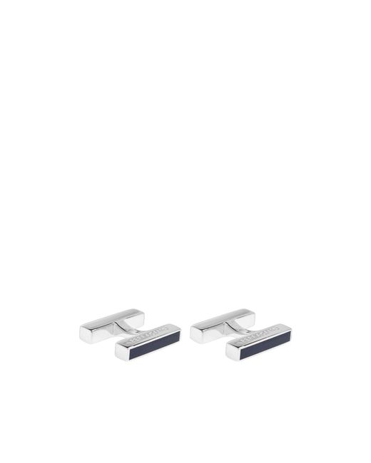 Ferragamo White T-Shaped Cufflinks for men
