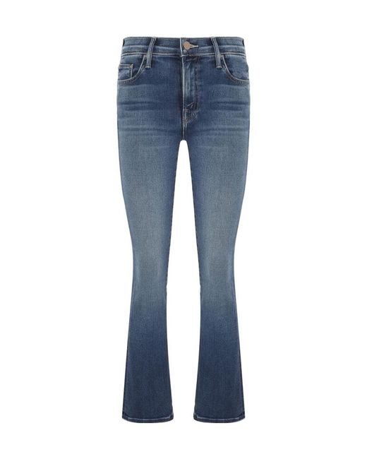 Mother Blue Belt Loop Jeans