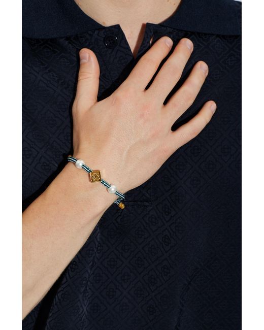 Casablanca Multicolor Logo Bracelet for men