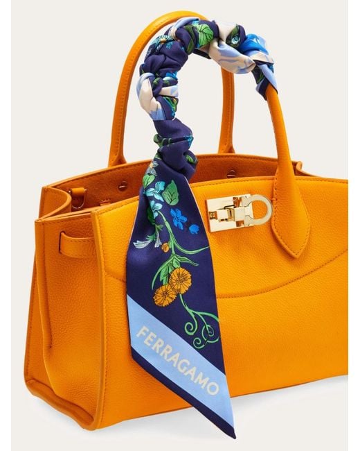 Ferragamo Blue Pegasus Print Bandeau