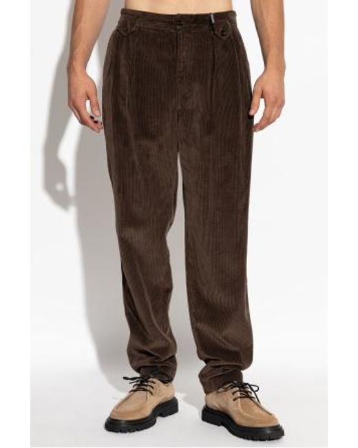 Dolce & Gabbana Brown Straight Trousers for men