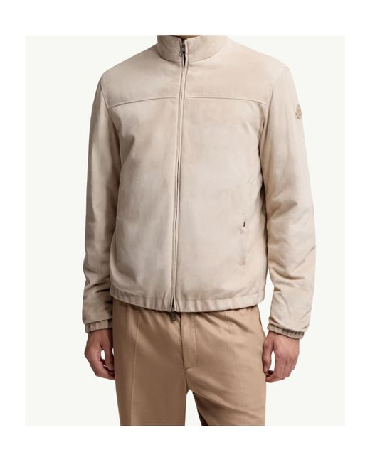 Moncler Natural Cernay Reversible Short Down Jacket for men