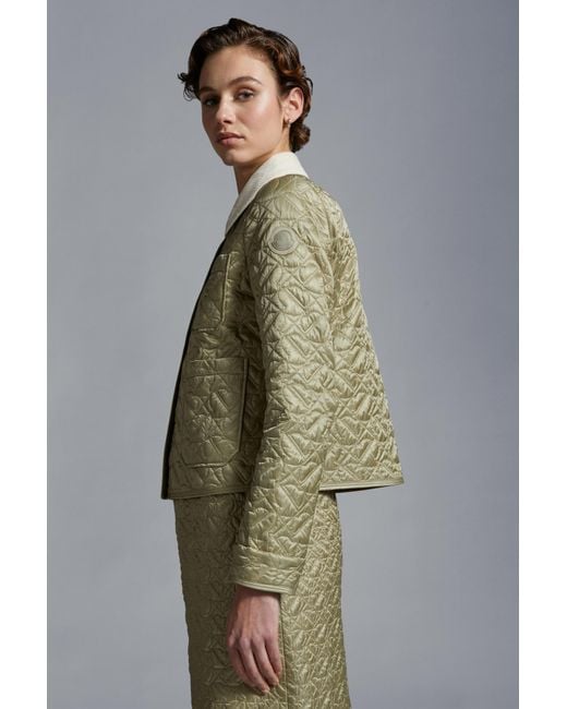 Moncler Green Varede Quilted Jacket