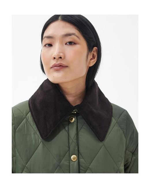 Barbour Green Modern Liddesdale Logo-Embroidered Quilted Jacket
