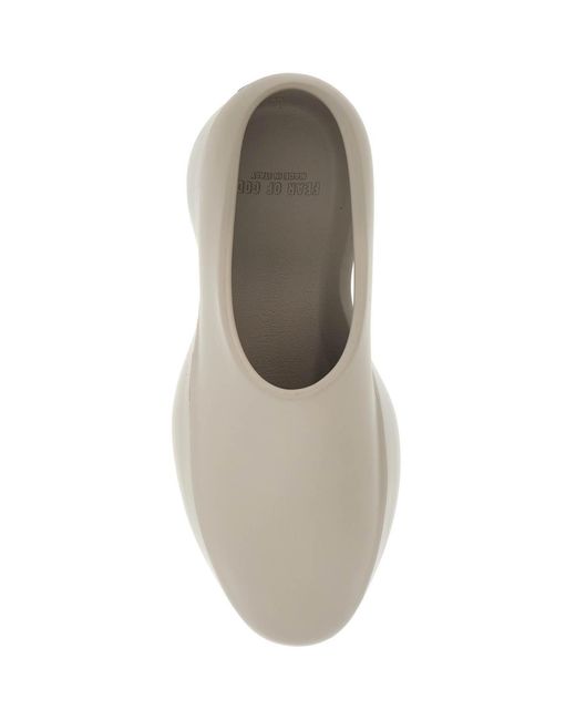 Fear Of God Gray Logo Patch Slip-On Runner Sneakers for men
