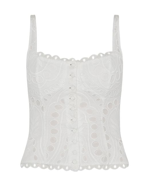 Charo Ruiz White Nereus Top