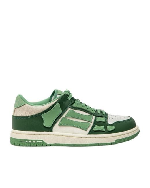 Amiri Green Tie Low Upper Board Shoes for men
