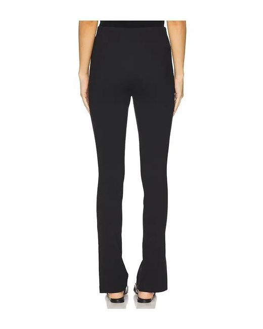 Anine Bing Black Kylie Split-Cuffs Trousers