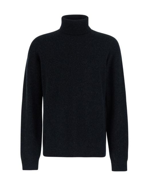 Roberto Collina Blue Turtleneck Knitted Sweater for men