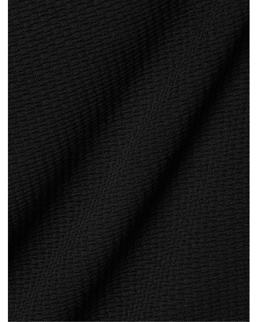 Marysia Swim Black Fauna One-Shoulder Swimsuit