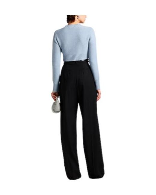 Sportmax Black Loose Trousers