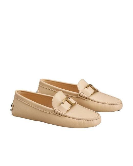 Tod's Natural T Timeless Gommino Driving Shoes