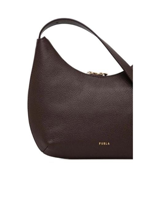 Furla White Goccia S Shoulder Bag