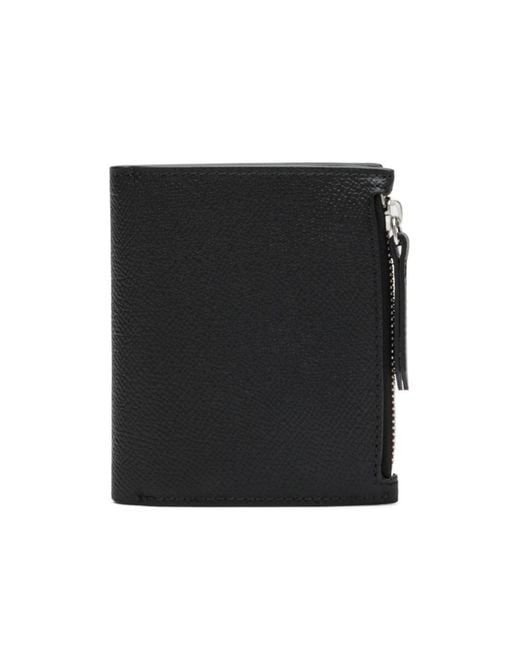 Maison Margiela Black Four-Stitch Wallet for men