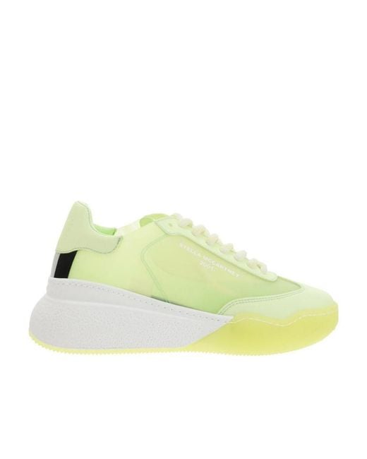 Stella McCartney Yellow Low-Top Sports Shoes