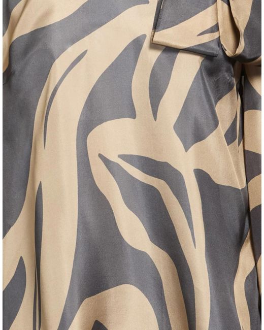 Brunello Cucinelli Metallic Color Block Silk Tops