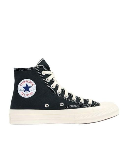 COMME DES GARÇONS PLAY Black X Converse High-Top Casual Shoes