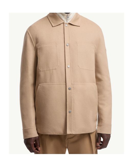 Moncler Natural Tagnit Reversible Shirt Jacket for men