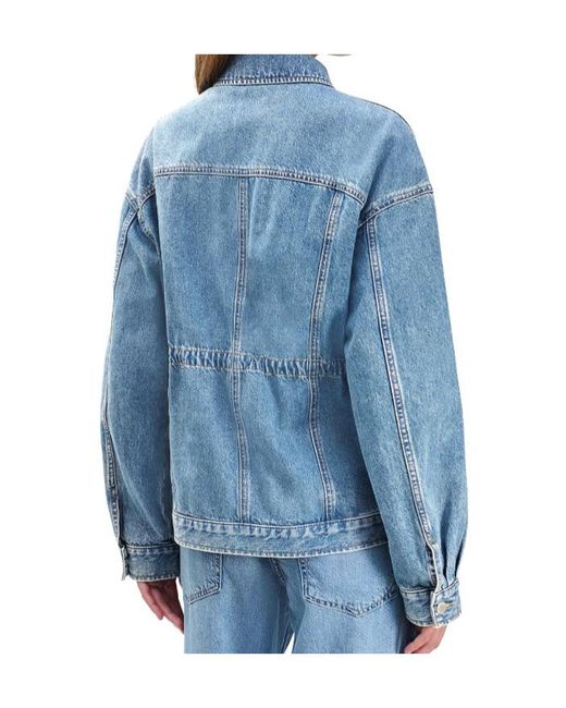 Rag & Bone Blue Amy Trucker Denim Jacket