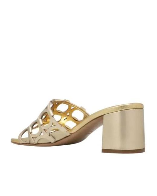 Ferragamo Natural Gancini Mule