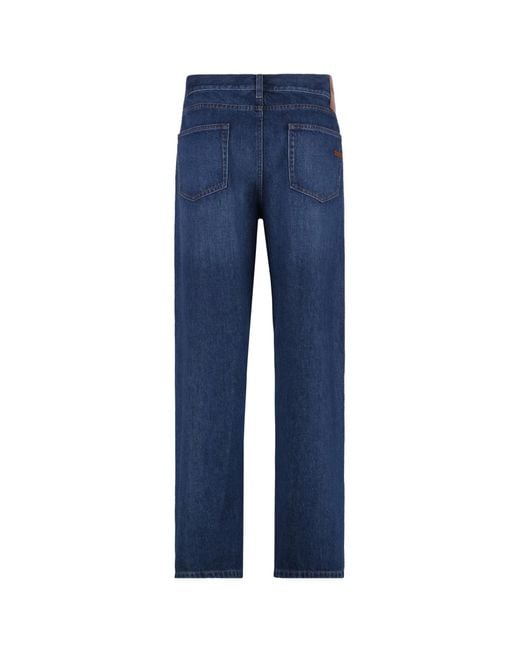 Zegna Black Roccia Straight Fit Jeans for men
