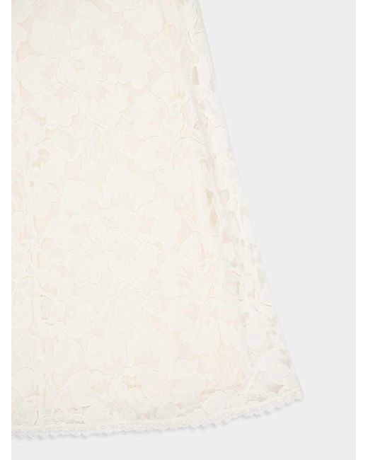 Zimmermann White Lace-Culotte Trousers