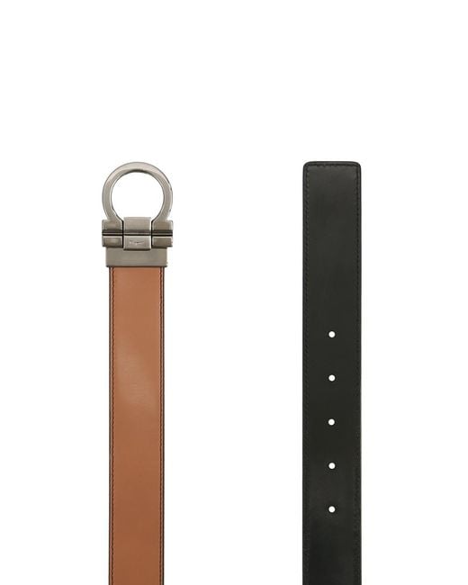 Ferragamo Multicolor Double-Sided Logo Buckle Belt for men