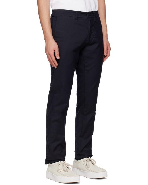 Carhartt Black Straight-Leg Trousers for men