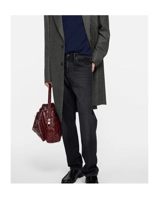 Acne Blue Regular Fit Jeans for men