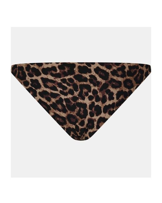 Anine Bing Black Patterned Swimming Trunks
