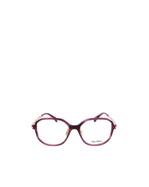 Max Mara Red Square Frame Glasses