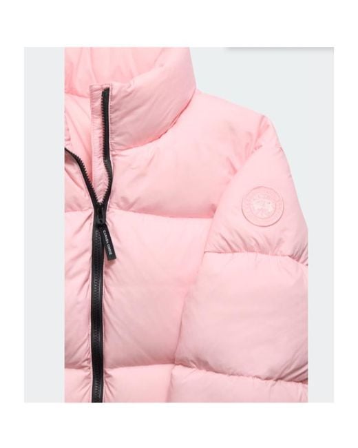 Canada Goose Pink Fallon Puffer Jacket Tonal Disc