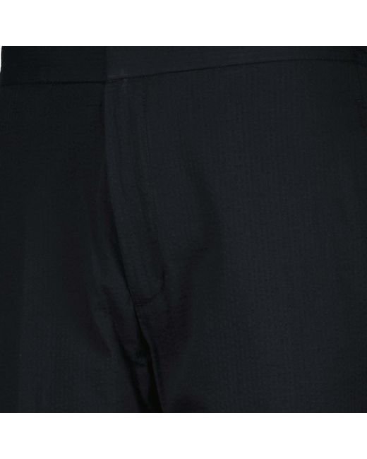 Officine Generale Black Officine Générale Joseph Seersucker Pants for men