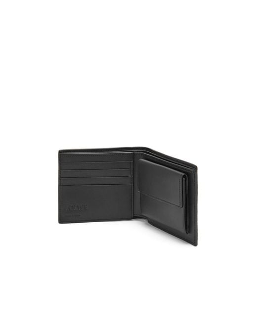 Loewe Black Anagram Bifold Wallet for men