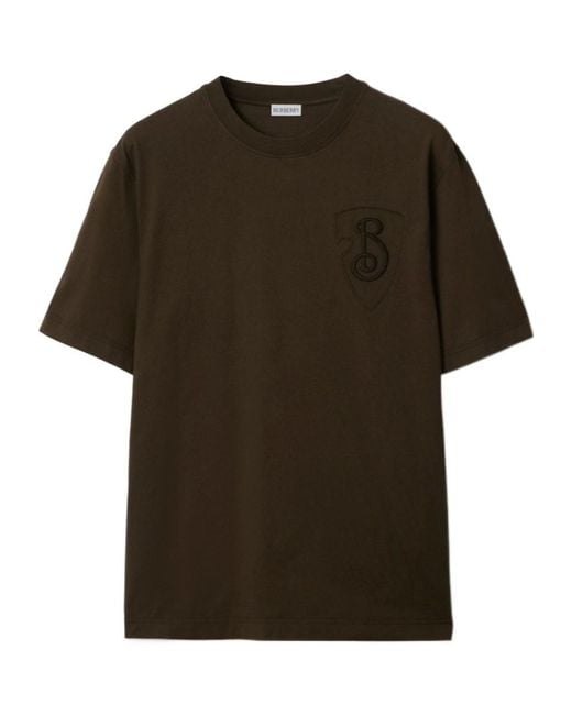 Burberry Green B Shield T-Shirt for men