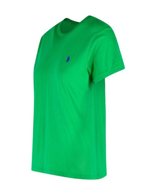 Ralph Lauren Green Cotton T-Shirt