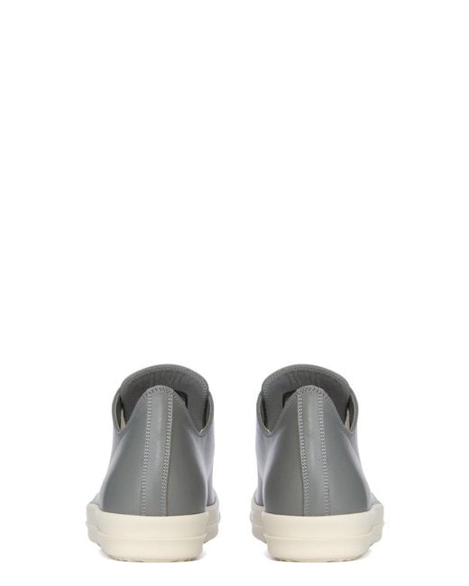 Rick Owens Gray Low Sneakers for men