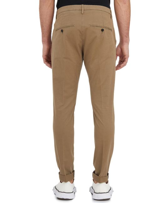 Dondup Natural Belt Loop Casual Pants for men