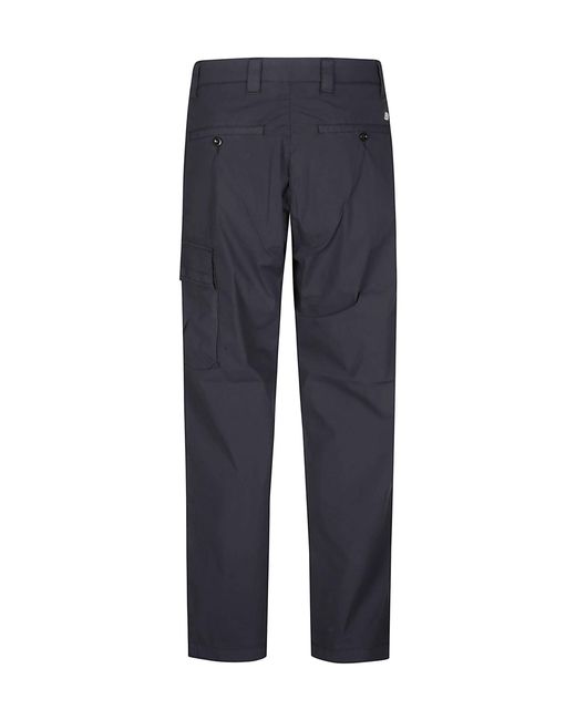 C P Company Blue Lens Pocket Cargo Pants for men