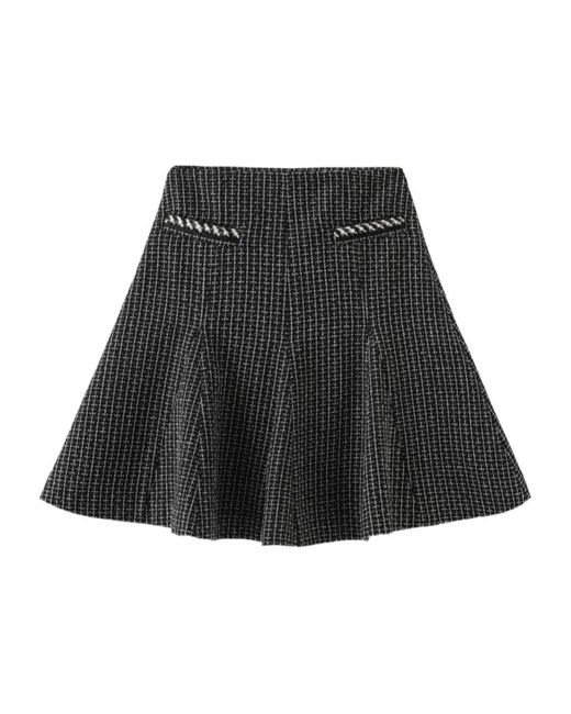 Marissa Chiara Black A-Line Skirt