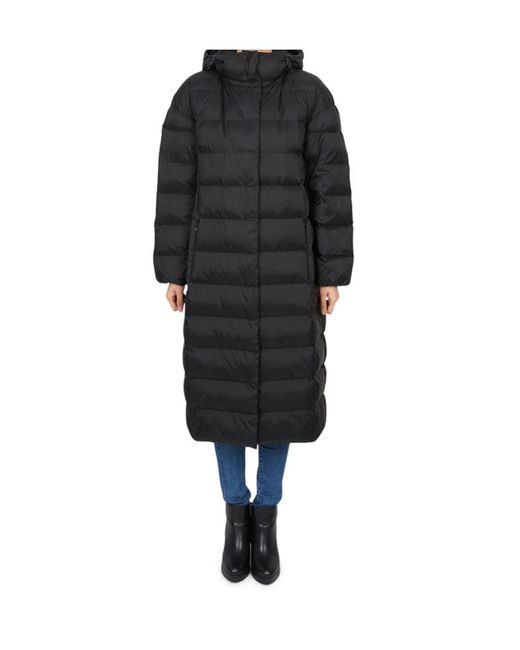Max Mara Black Long-Sleeved Cotton-Padded Jacket