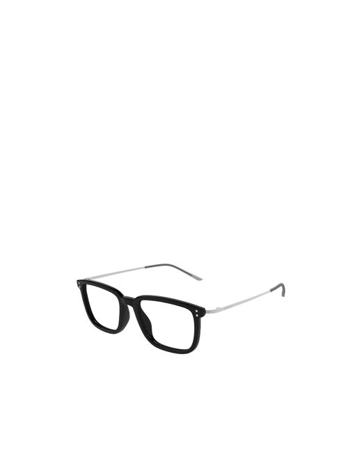Gucci White Eyewear Square Frame Glasses for men