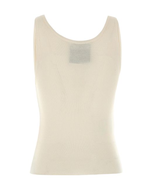 Moschino Natural Sleeveless Vest