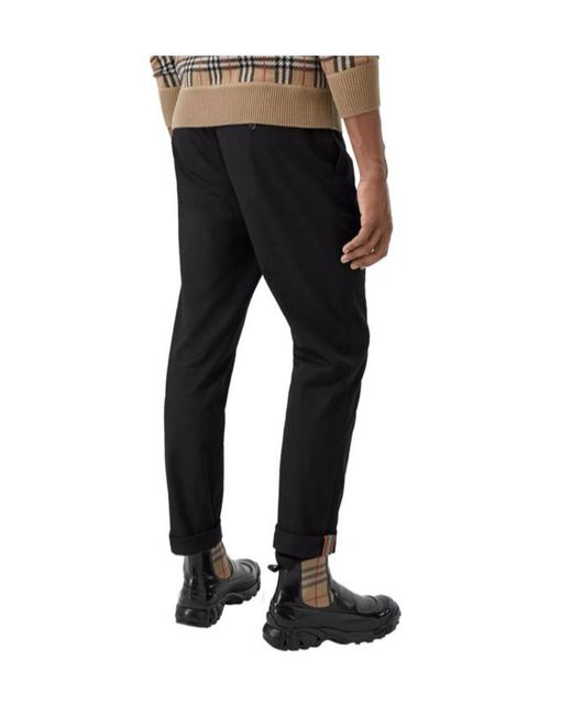 Burberry Black Slim-Fit Chino Pants for men